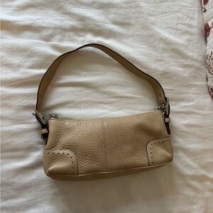 Coach Tan Leather Shoulder Bag